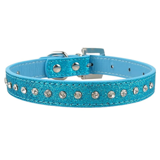 Sparkling Bling Rhinestone Pet Leash With Korean Velvet Comfort-10